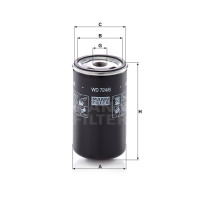 Фильтр масляный MANN-FILTER WD 724/6